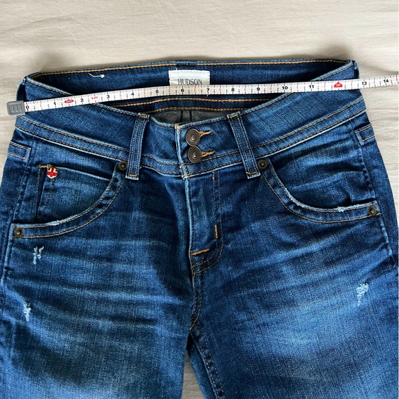 Hudson Jeans Palerme Knee Cuffed Jean Shorts - Picture 13 of 16